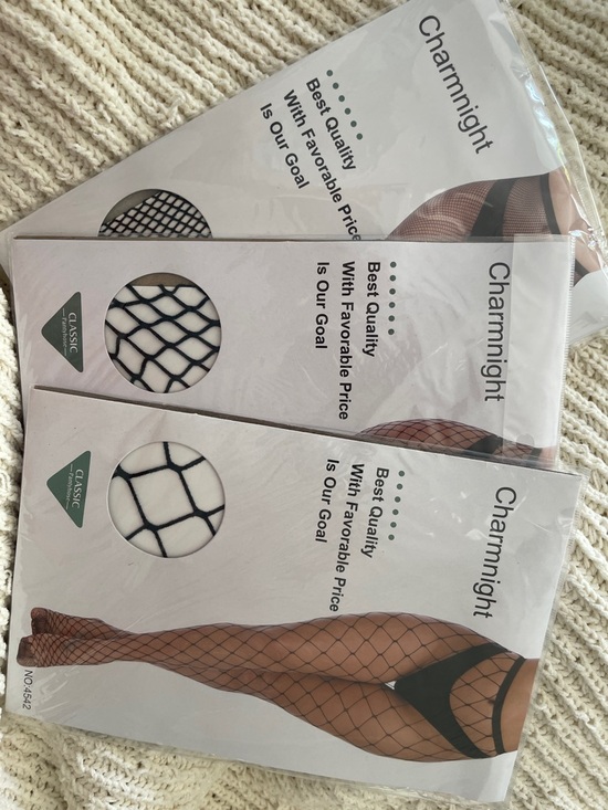 charmnight Other - Women’s Black Fishnet Stockings - Classic Fishnet Tights